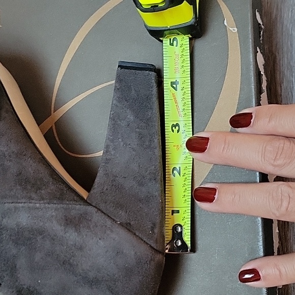 Enzo Angiolini Dark Grey Suede Booties - Picture 13 of 14